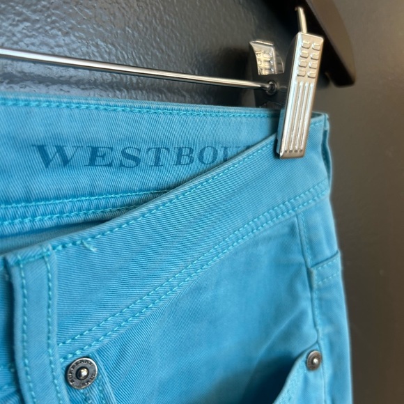 Burberry Brit Sz 27  Blue Cropped Ankle Jeans Slim Fit EUC - Picture 8 of 14